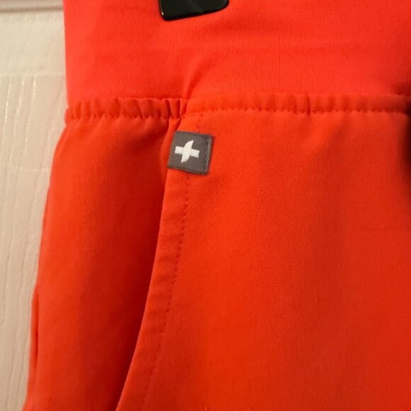 Figs Scrub Pants petite ladies jogger XSP Technical Collection shocking orange - Picture 4 of 12